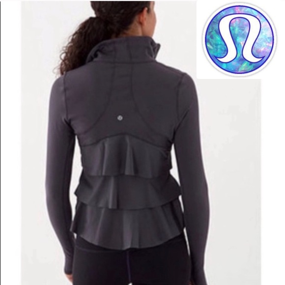 lululemon athletica Jackets & Blazers - 🧘🏻‍♀️ RARE LULULEMON ‘YOGI DANCE’ RUFFLE JACKET